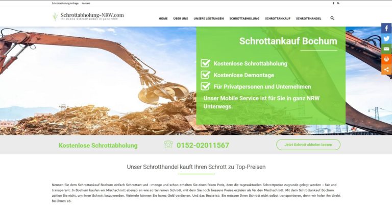 Schrottankauf Aachen: Unser Schrotthandel kauft Ihren Schrott zu Top-Preisen