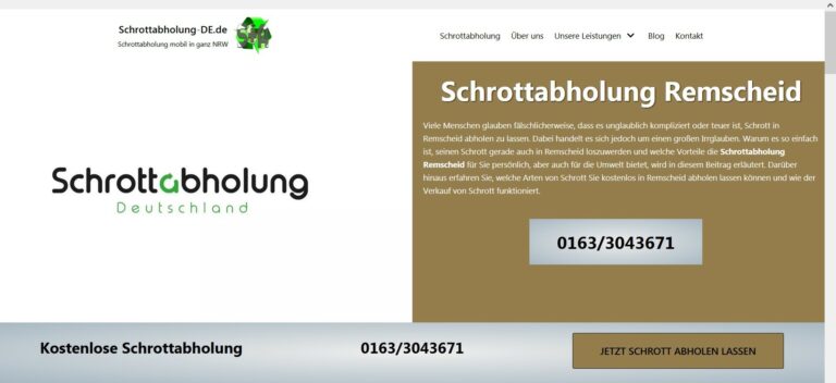 Schrottabholung in Kamen: Wir beraten Sie gern und holen Ihren Schrott.