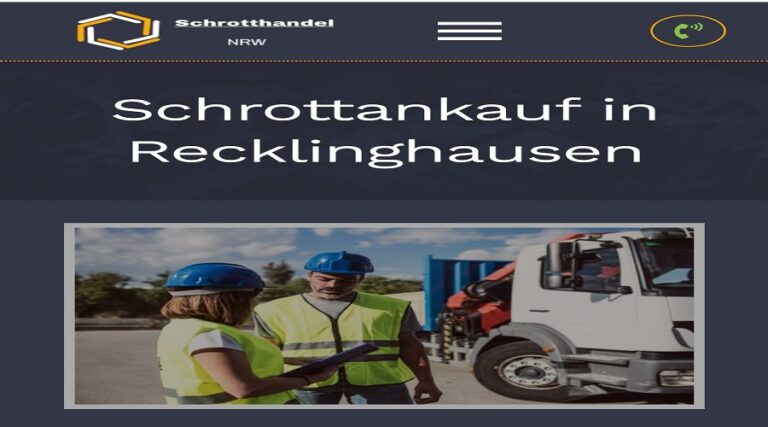 Der Schrottankauf Recklinghausen Freuen Sie sich über die fairen attraktiven Preisen