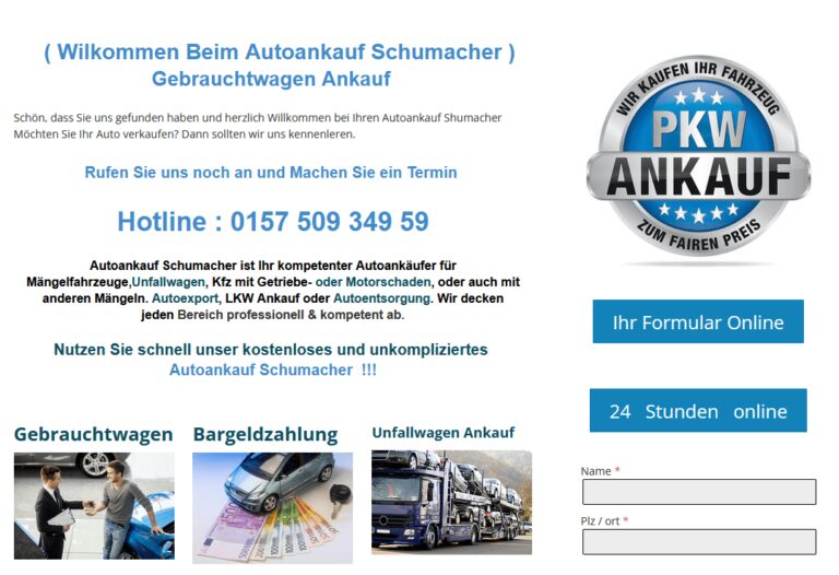 Fairer Autoankauf in Bocholt