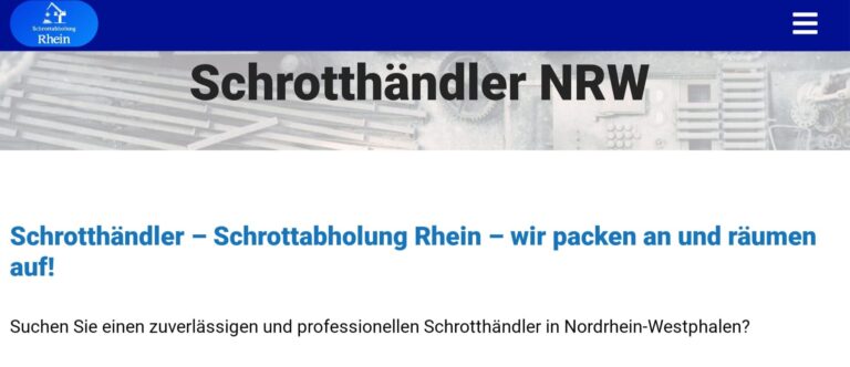 Altmetall-Entsorgung leicht gemacht: Schrottabholungsservice Bonn