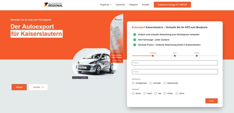 Fahrzeugverkauf ohne Sorgen: Autoexport Ludwigshafen bietet erstklassige Lösungen für jedes Auto